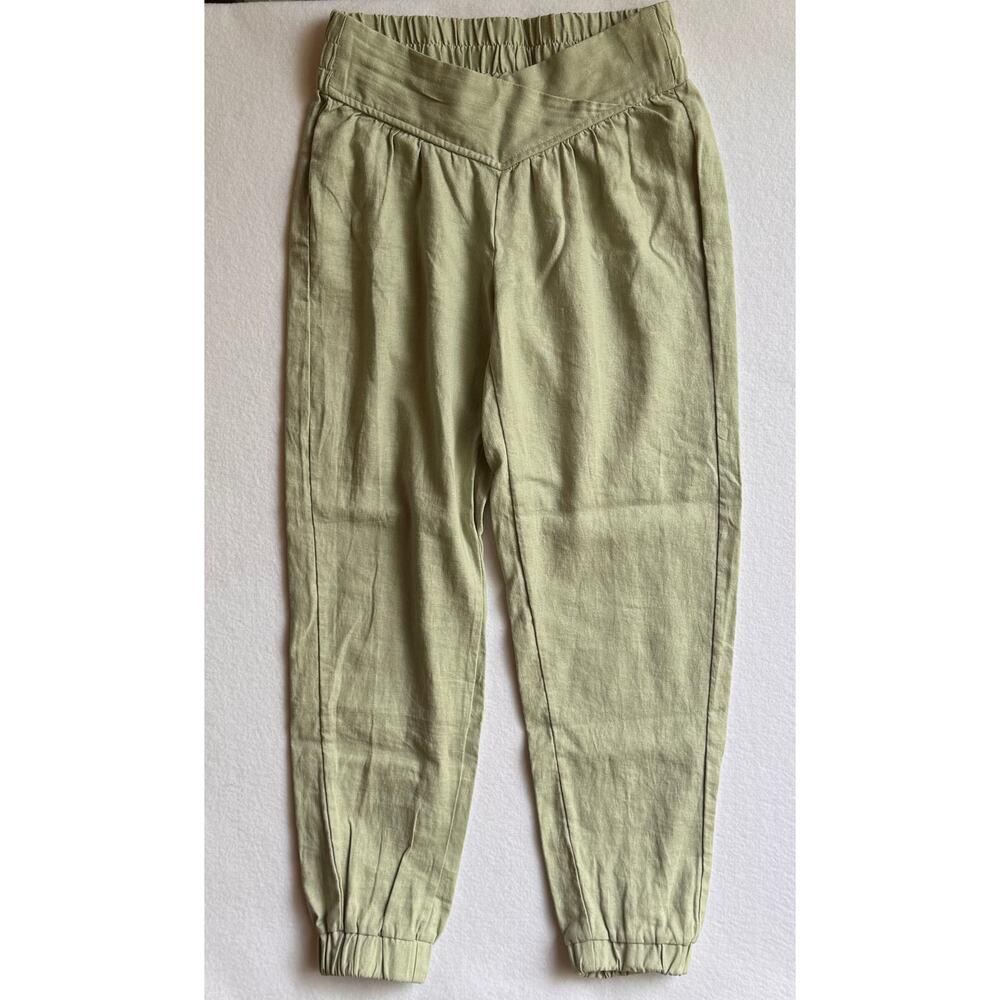 Ban.Jara Mint Green Linen Joggers Size S